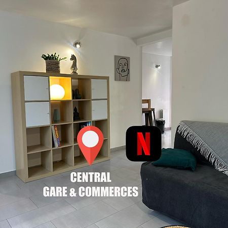 Superbe Appartement Cosy Jardin คอร์เบล-เอซองส์ ภายนอก รูปภาพ